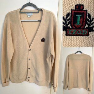 Vintage Men’s L cardigan Izod Preppy Collegiate Grandpa Okd Money sweater